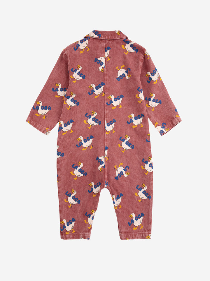Bobo Choses - Salopette Baby La Oca Woven All Over Brown