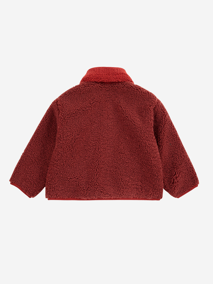 Bobo Choses - Jas Baby La Oca Reversible Sheepskin All Over Green