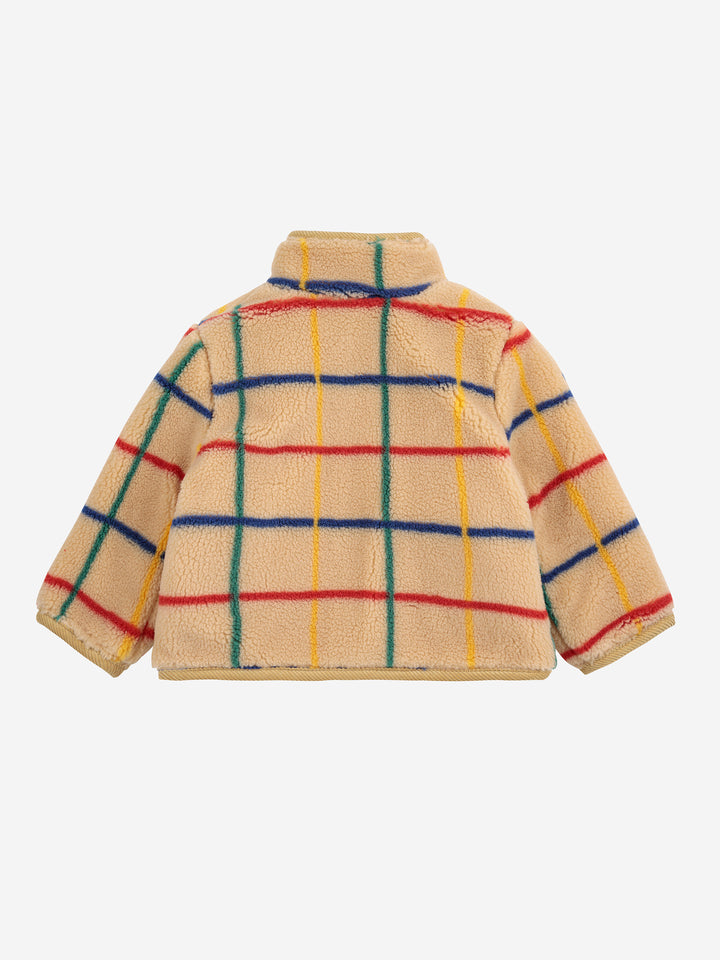Bobo Choses - Jas Baby Stripe Color Sheepskin Offwhite