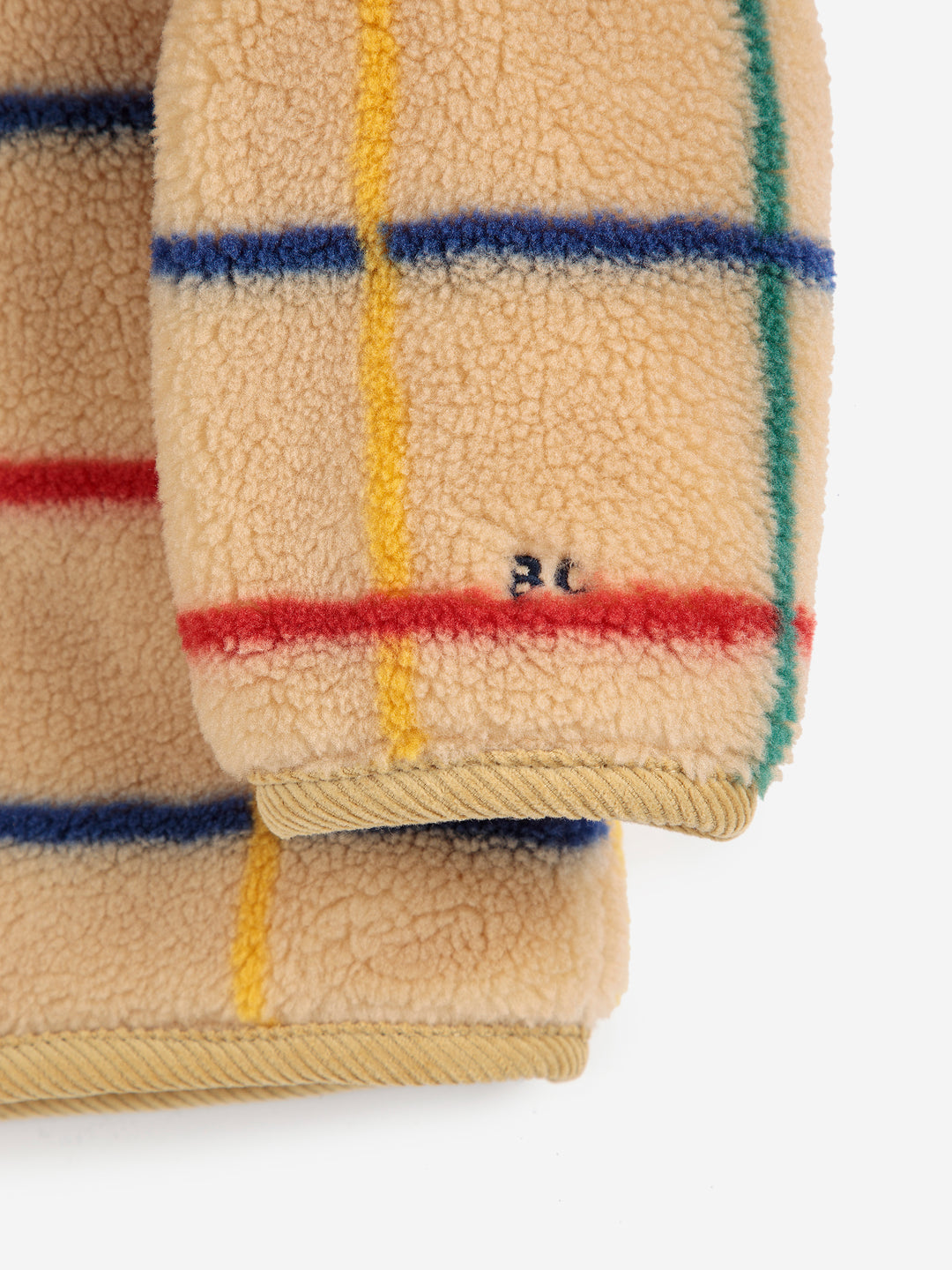 Bobo Choses - Jas Baby Stripe Color Sheepskin Offwhite