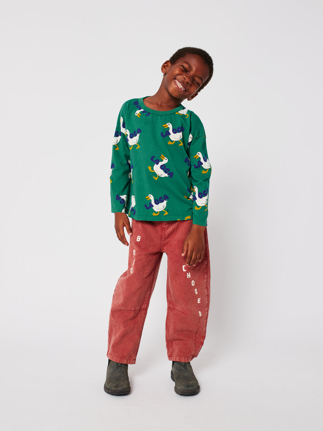 Bobo Choses - Jeans Broek Bobo Denim Brown