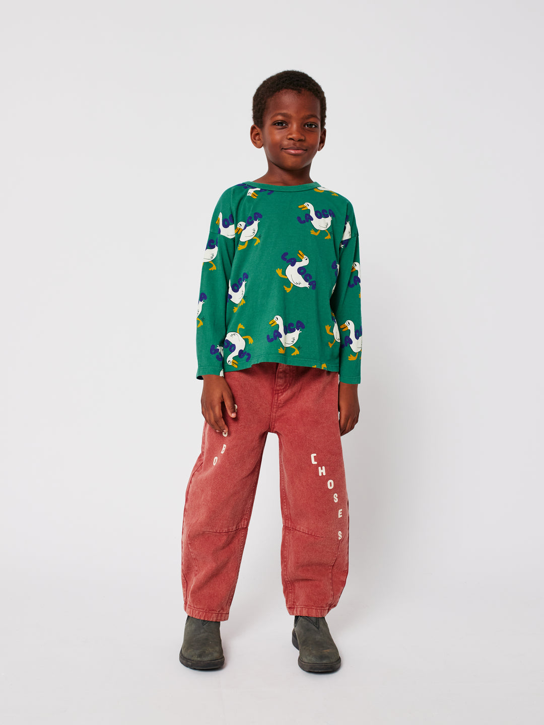 Bobo Choses - Jeans Broek Bobo Denim Brown