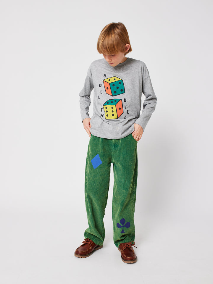 Bobo Choses - T-shirt Roll the Dice Heather Grey
