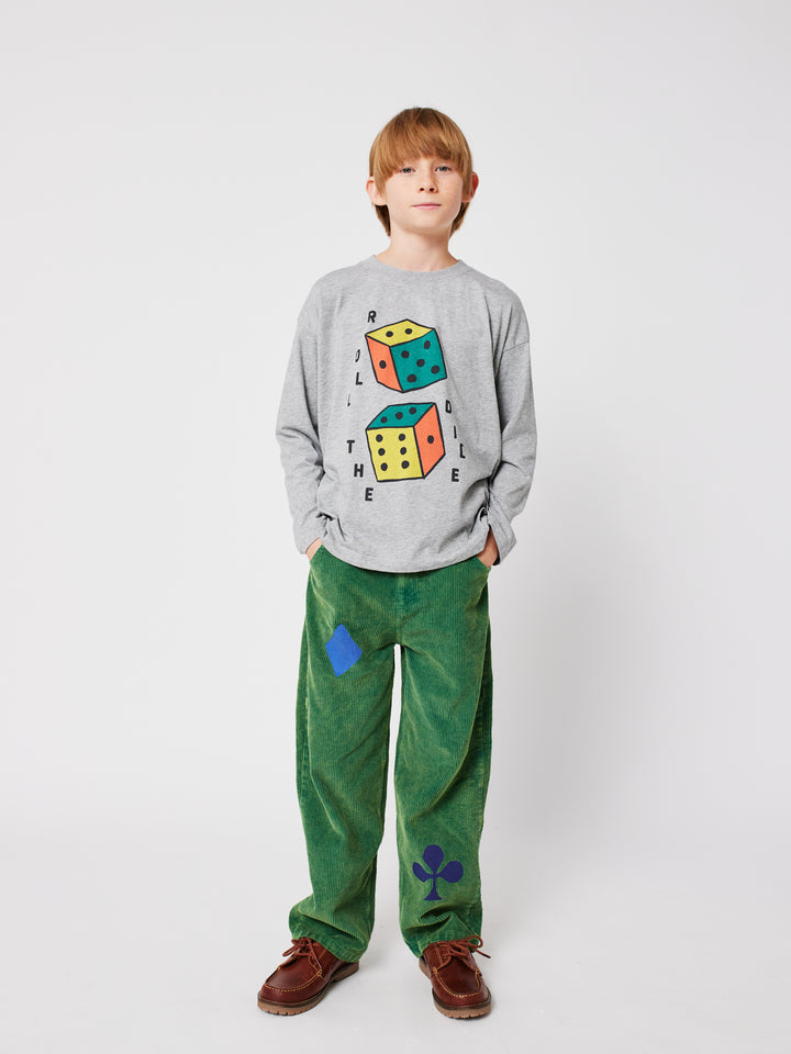 Bobo Choses - T-shirt Roll the Dice Heather Grey