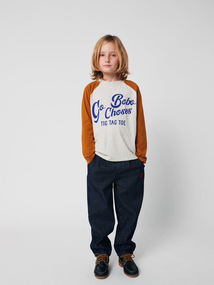 Bobo Choses - Jeans Broek Tic Tac Toe Denim Navy Blue