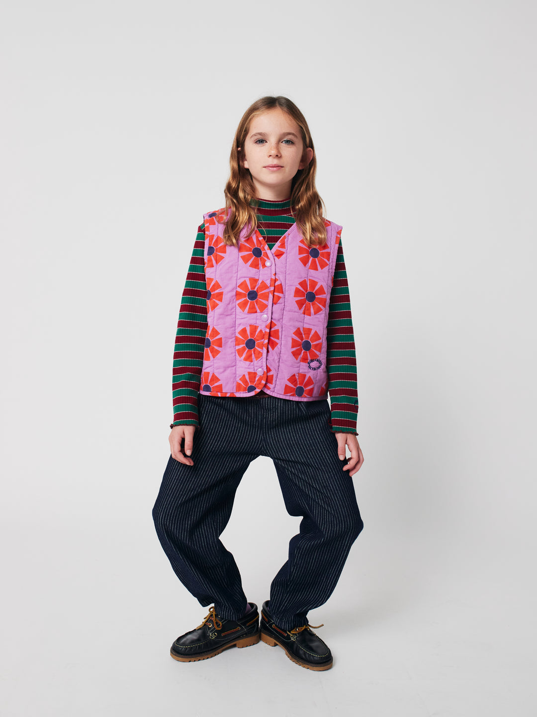 Bobo Choses - Debardeur Kaleidoscope Quilted Woven All Over Offwhite