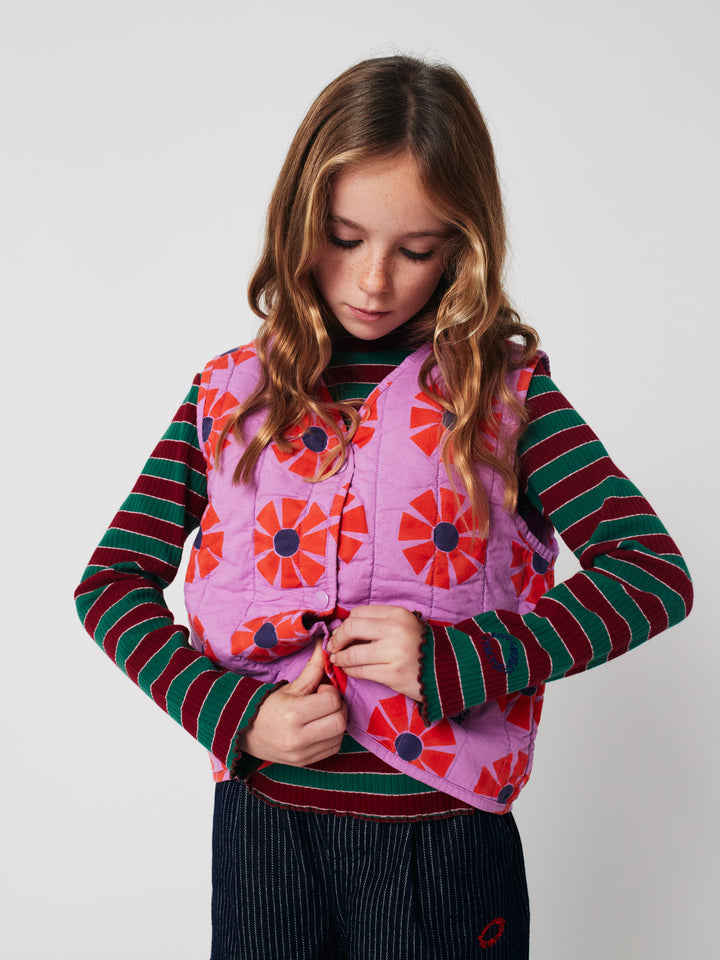 Bobo Choses - Debardeur Kaleidoscope Quilted Woven All Over Offwhite