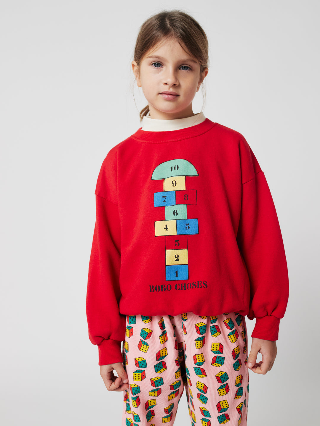 Bobo Choses - Sweater Hopscotch Red