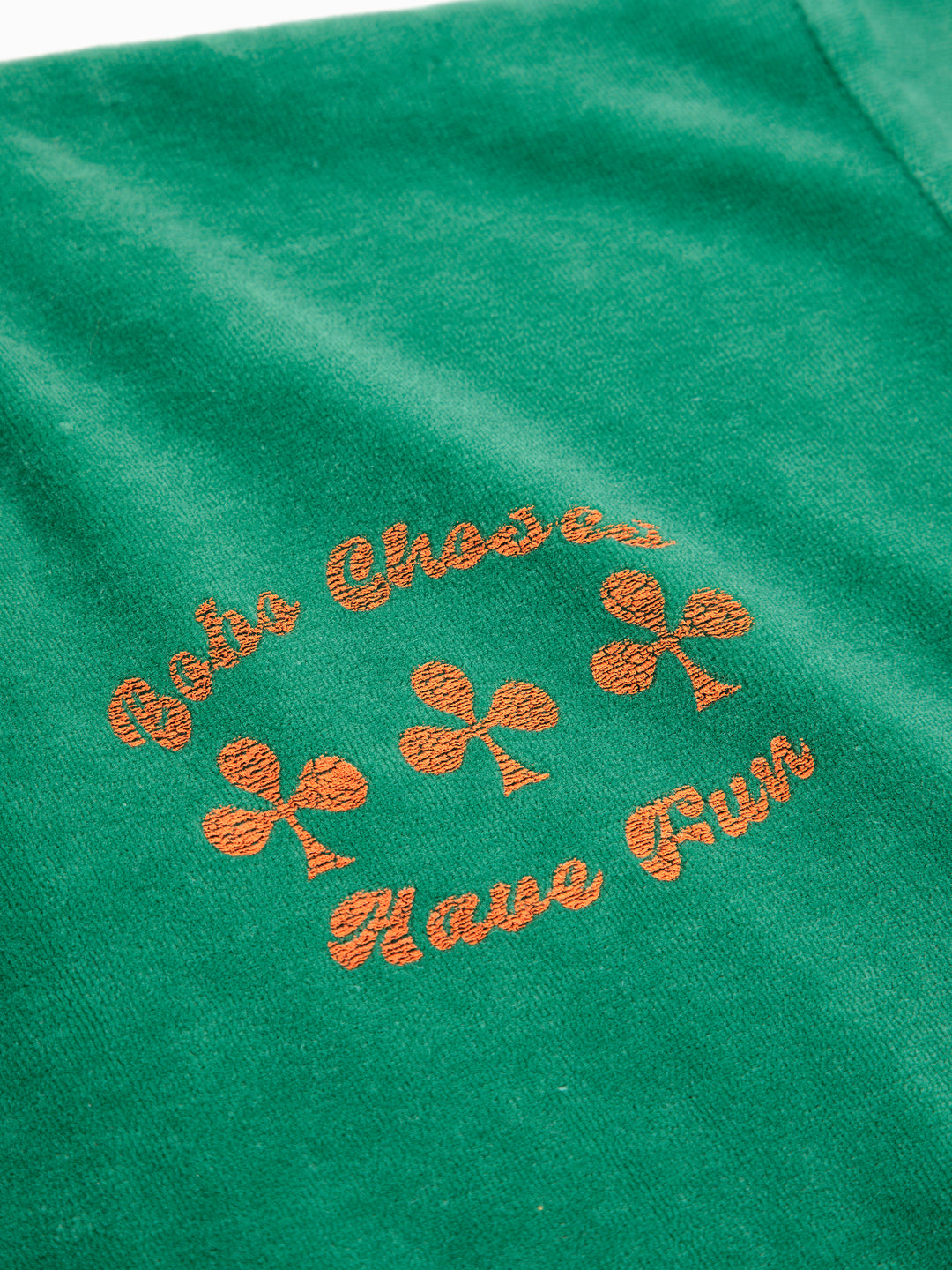 Bobo Choses - Sweater Have Fun Velvet Green
