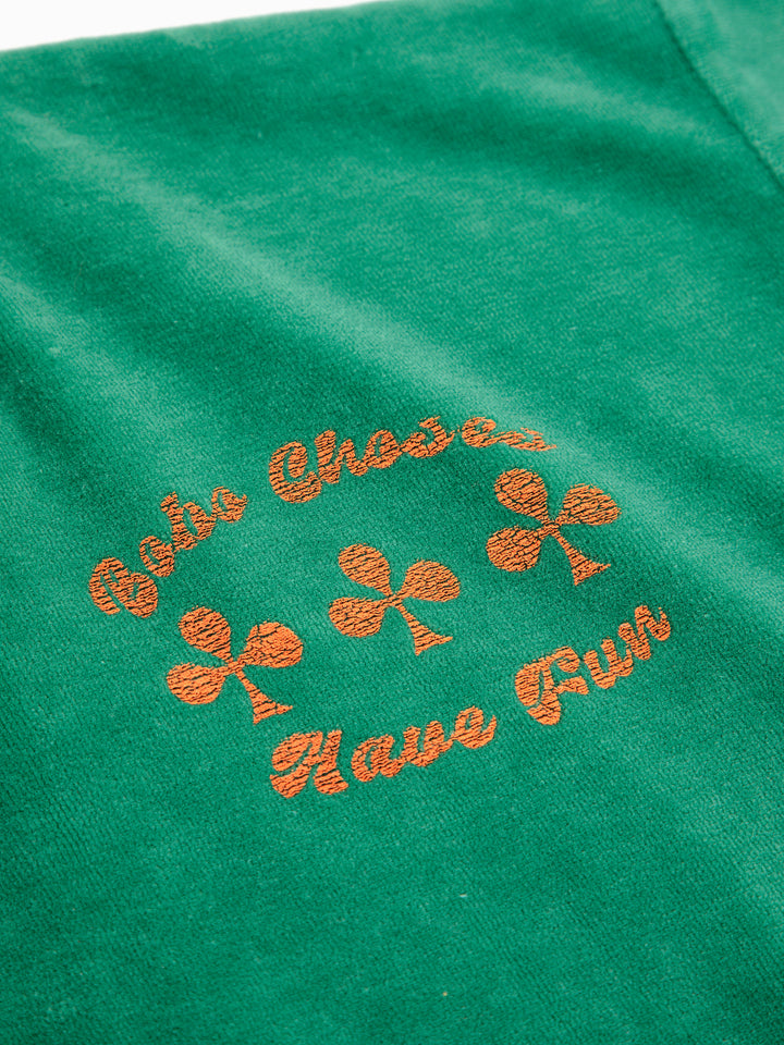 Bobo Choses - Sweater Have Fun Velvet Green