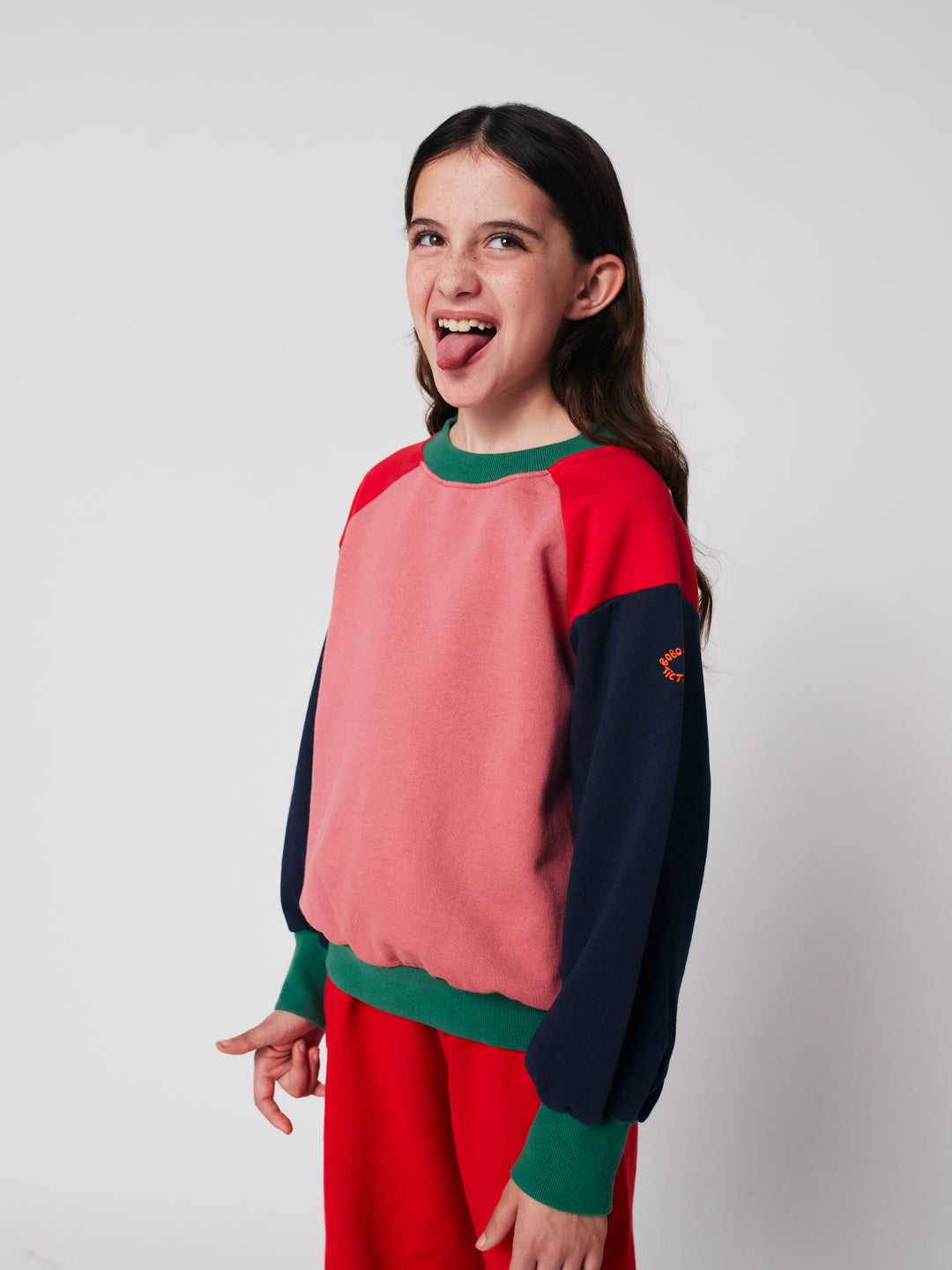 Bobo Choses - Sweater Tic Tac Toe Color Block Multi