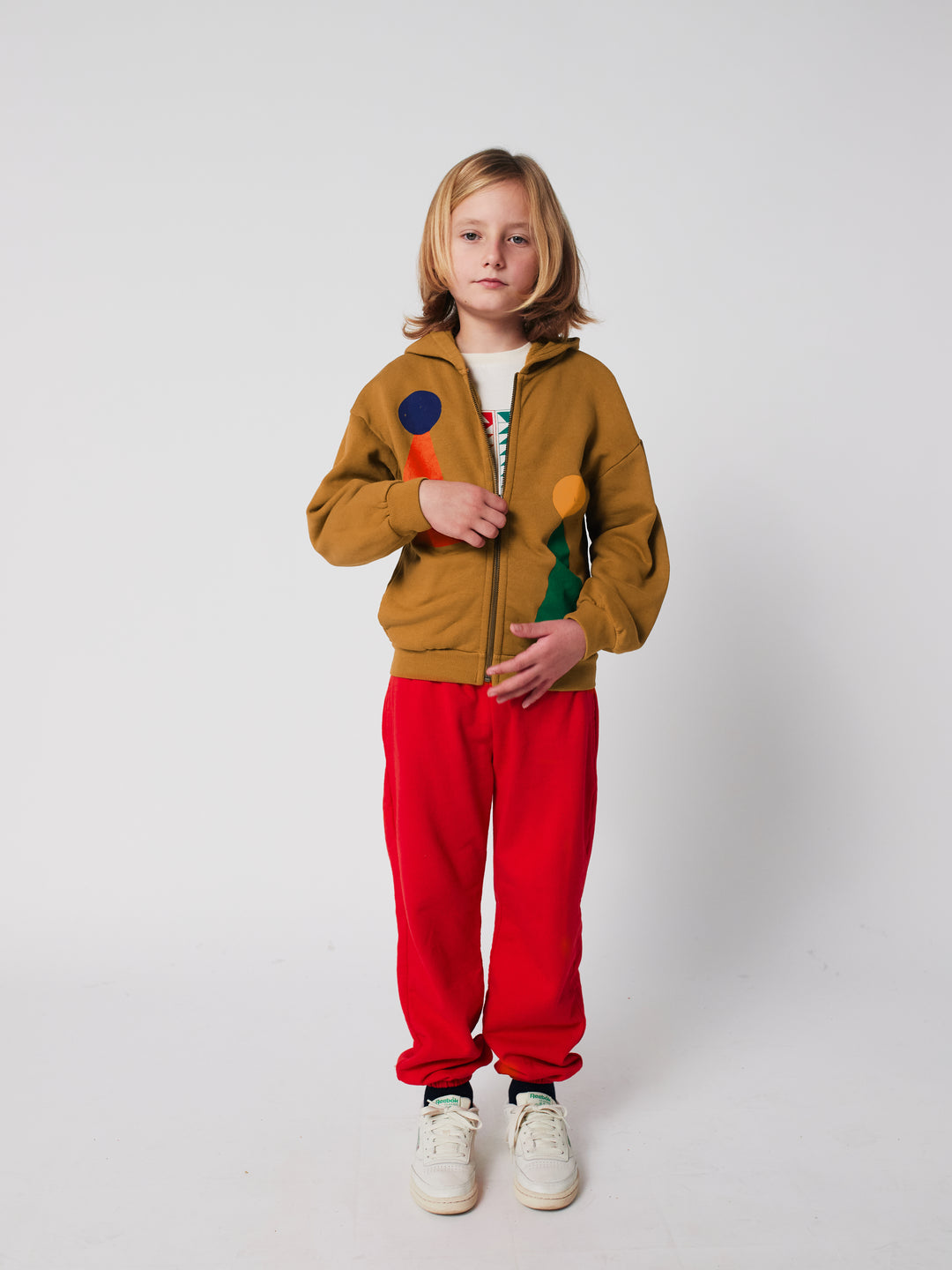 Bobo Choses - Sweater Vest Hoodie Chess Pawn Brown
