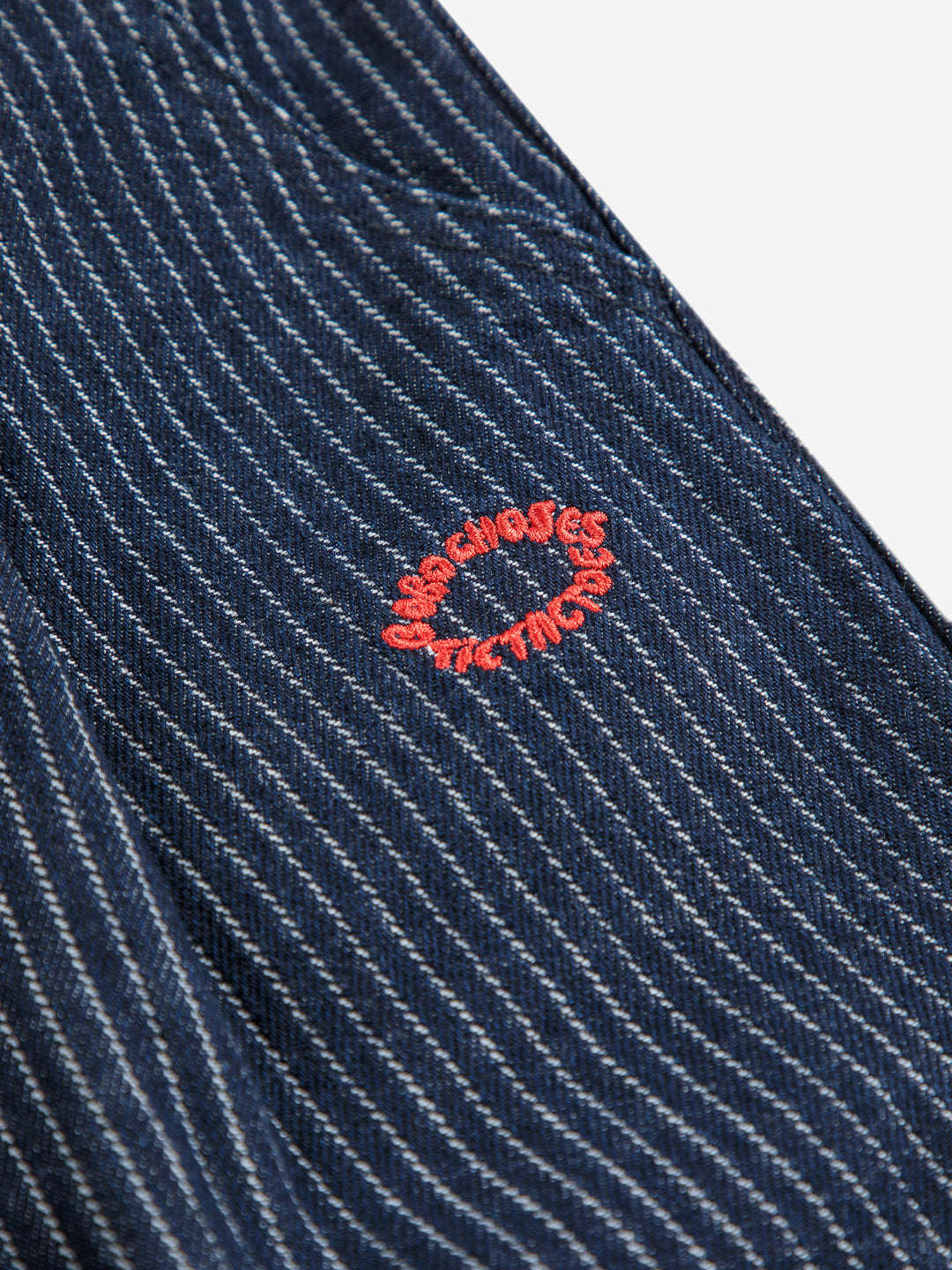 Bobo Choses - Jeans Broek Tic Tac Toe Denim Navy Blue