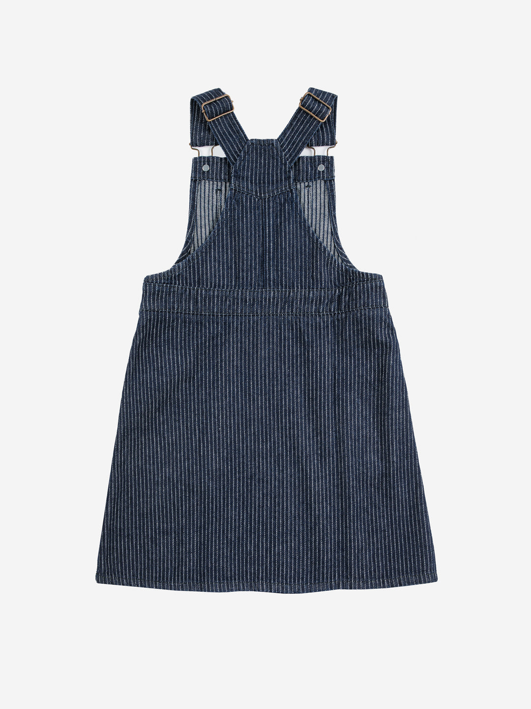 Bobo Choses - Jeans Jurk Tic Tac Toe Denim Navy Blue