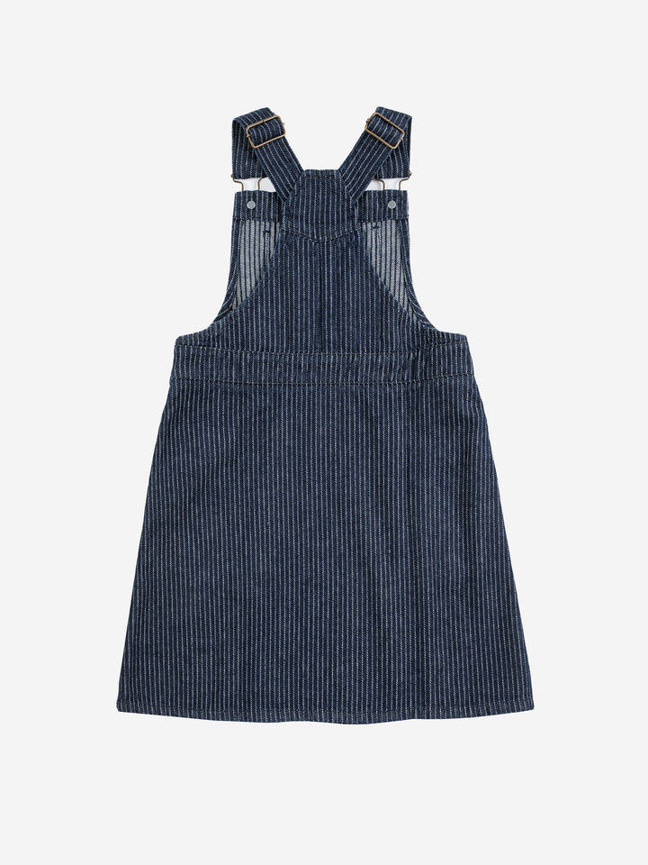Bobo Choses - Jeans Jurk Tic Tac Toe Denim Navy Blue