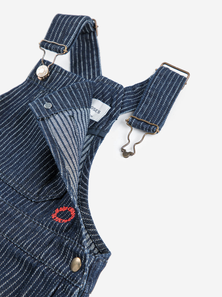 Bobo Choses - Jeans Jurk Tic Tac Toe Denim Navy Blue