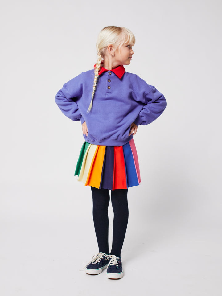 Bobo Choses - Rok Bobo Color Bock Pleated Multi