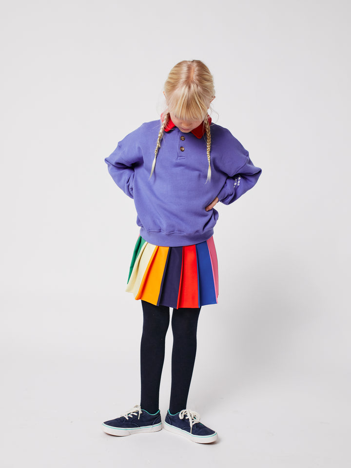 Bobo Choses - Rok Bobo Color Bock Pleated Multi