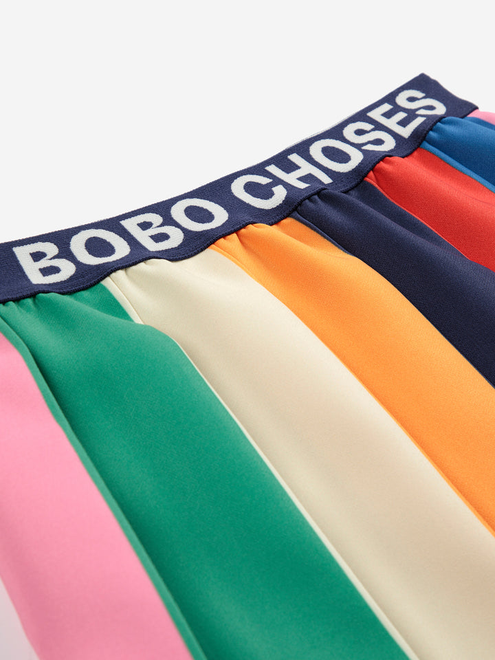 Bobo Choses - Rok Bobo Color Bock Pleated Multi