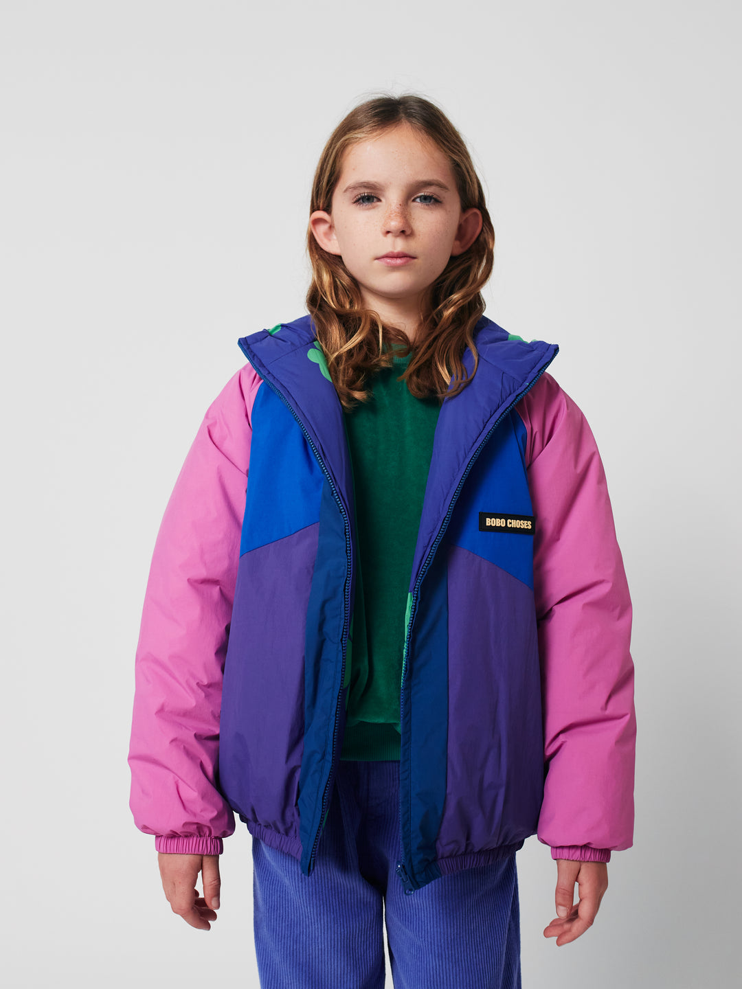 Bobo Choses - Regenjas Lucky Clover Reversible Anorak All Over Purple