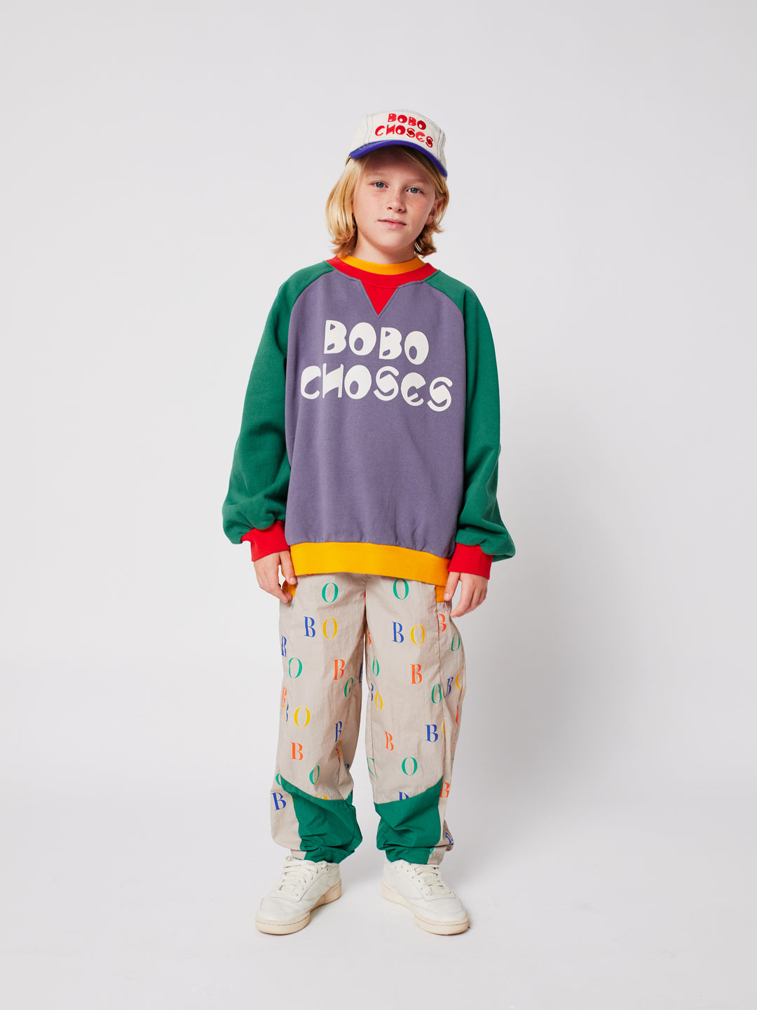 Bobo Choses - Sweater Bobo Choses Color Block Ranglan Multi