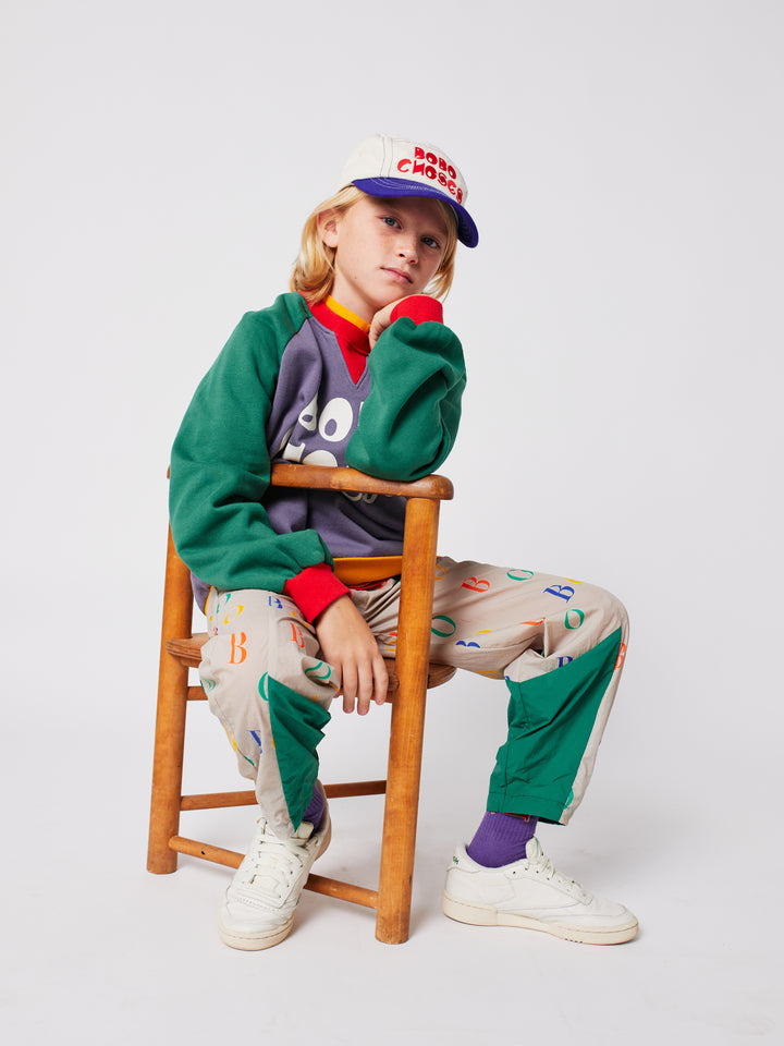 Bobo Choses - Sweater Bobo Choses Color Block Ranglan Multi