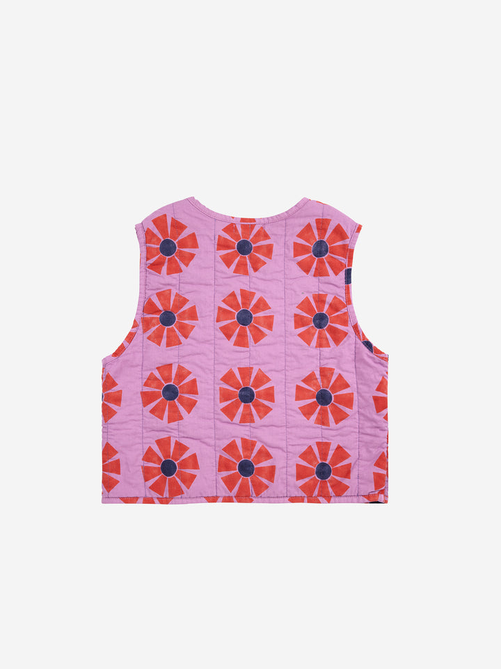 Bobo Choses - Debardeur Kaleidoscope Quilted Woven All Over Offwhite
