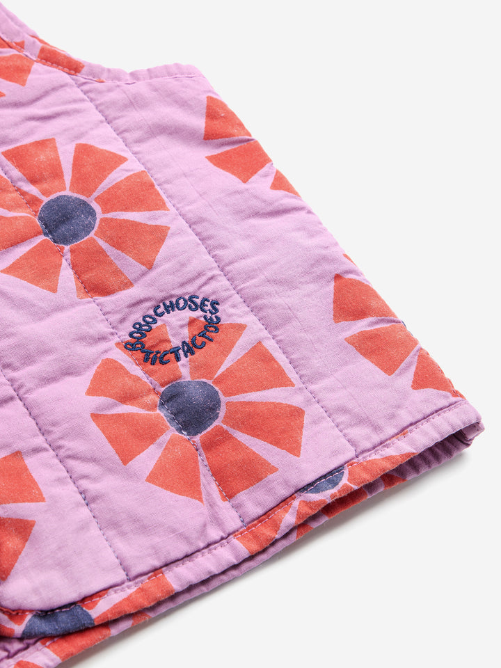 Bobo Choses - Debardeur Kaleidoscope Quilted Woven All Over Offwhite
