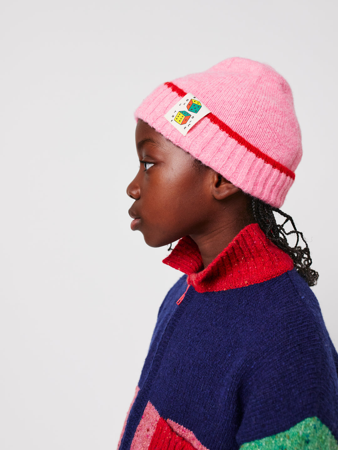 Bobo Choses - Muts Beanie Roll The Dice Pink