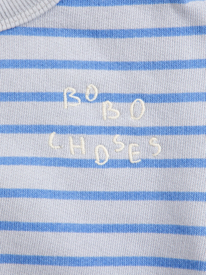 Bobo Choses - Stripes Sweatshirt Light Heather Grey