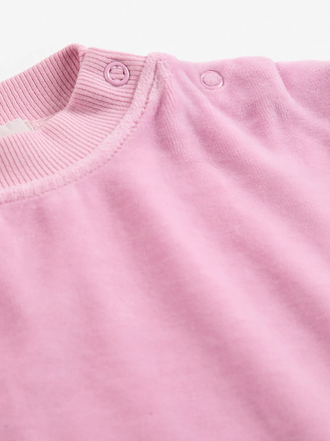 Bobo Choses - Booo Bo Choses Tag Velvet Sweatshirt Pink
