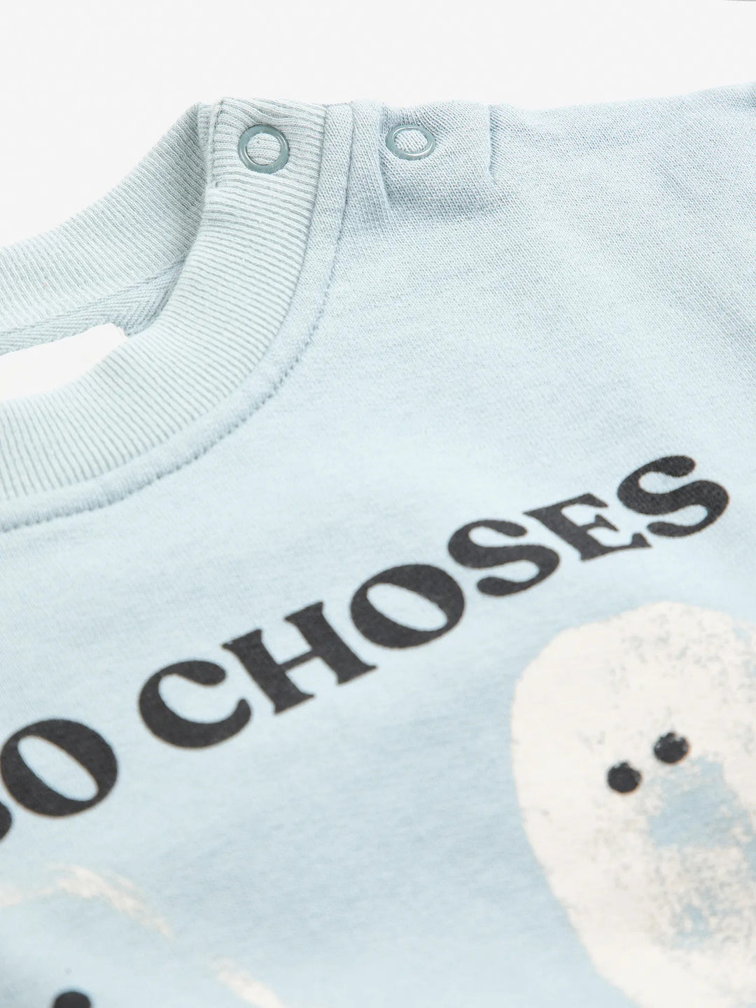 Bobo Choses - Booty Ghosts Sweatshirt Light Blue