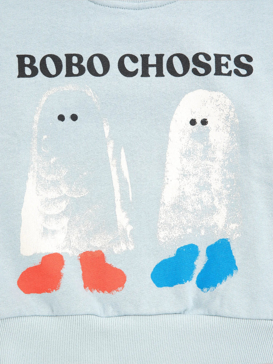 Bobo Choses - Booty Ghosts Sweatshirt Light Blue