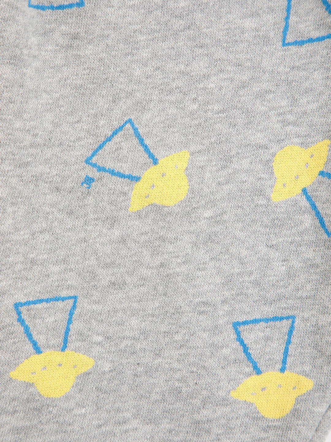 Bobo Choses - Pixel Abduction All Over Jogging Pants Light Heather Grey