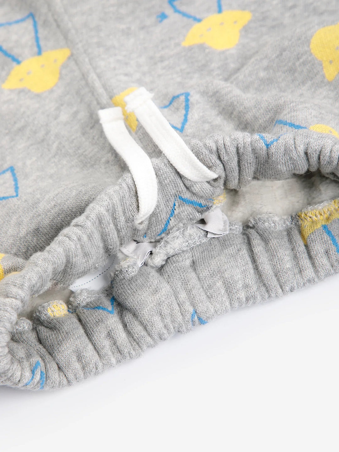 Bobo Choses - Pixel Abduction All Over Jogging Pants Light Heather Grey