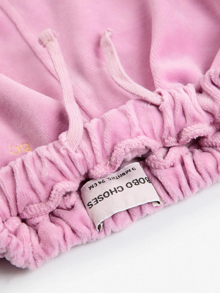 Bobo Choses - Bc Velvet Jogging Pants Pink