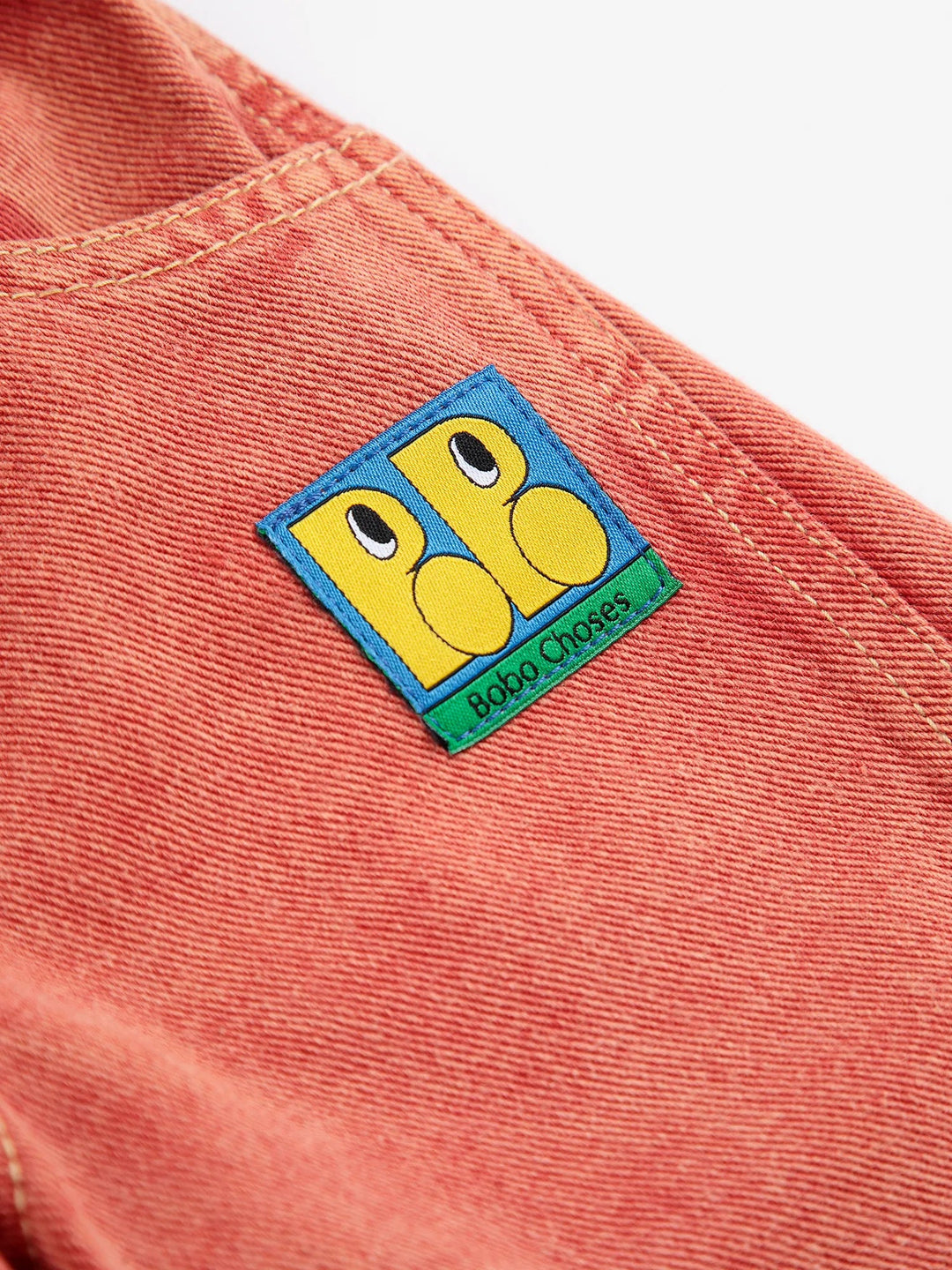 Bobo Choses - Booo Bo Choses Tag Denim Pants Red