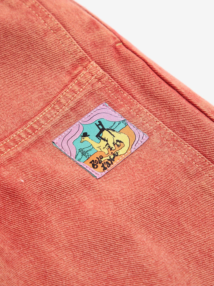Bobo Choses - Taxi Saurus Tag Twill Pants Red