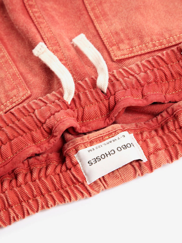 Bobo Choses - Taxi Saurus Tag Twill Pants Red