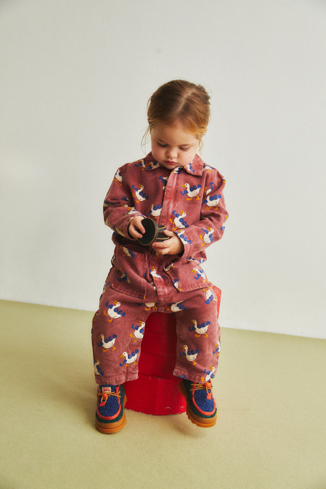 Bobo Choses - Salopette Baby La Oca Woven All Over Brown