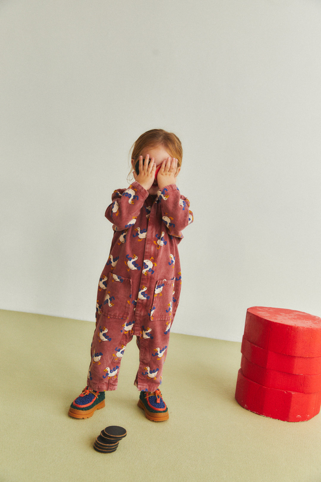 Bobo Choses - Salopette Baby La Oca Woven All Over Brown