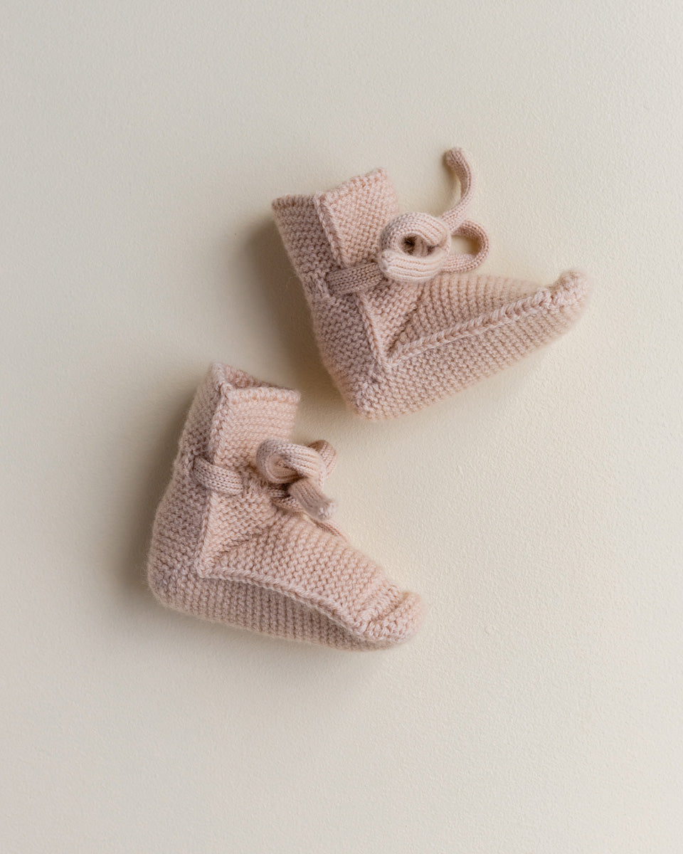 Hvid - Slofjes Apricot | 0-9m