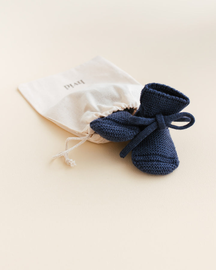 Hvid - Slofjes Blue | 9-15m