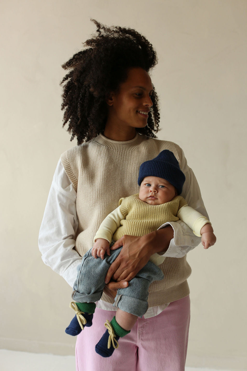 Hvid - Slofjes Blue / Grass | 9-15m