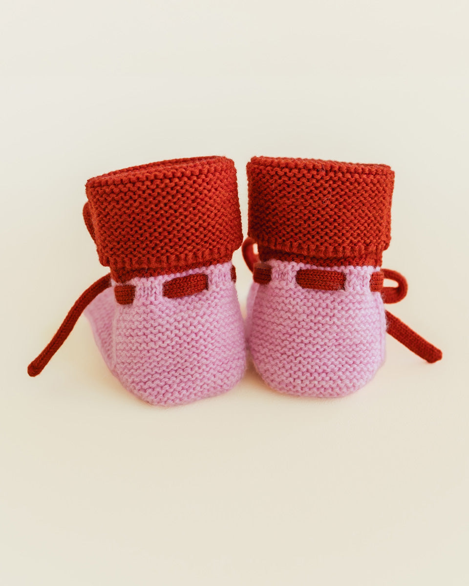 Hvid - Slofjes Cotton Candy / Red | 0-9m