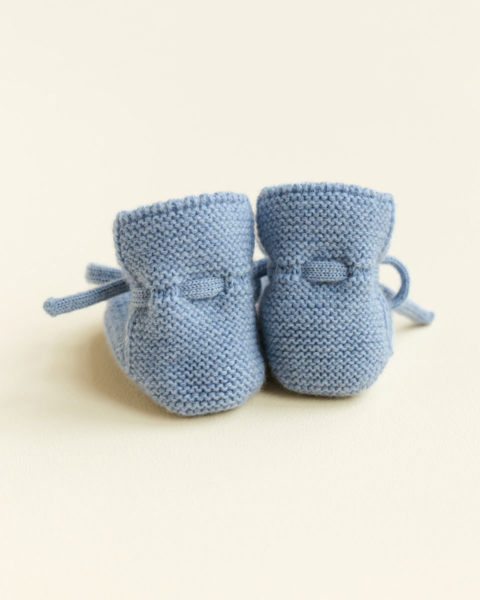Hvid - Slofjes Light Blue | 0-9m