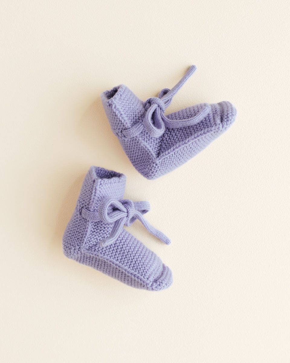 Hvid - Slofjes Lilac | 0-9m
