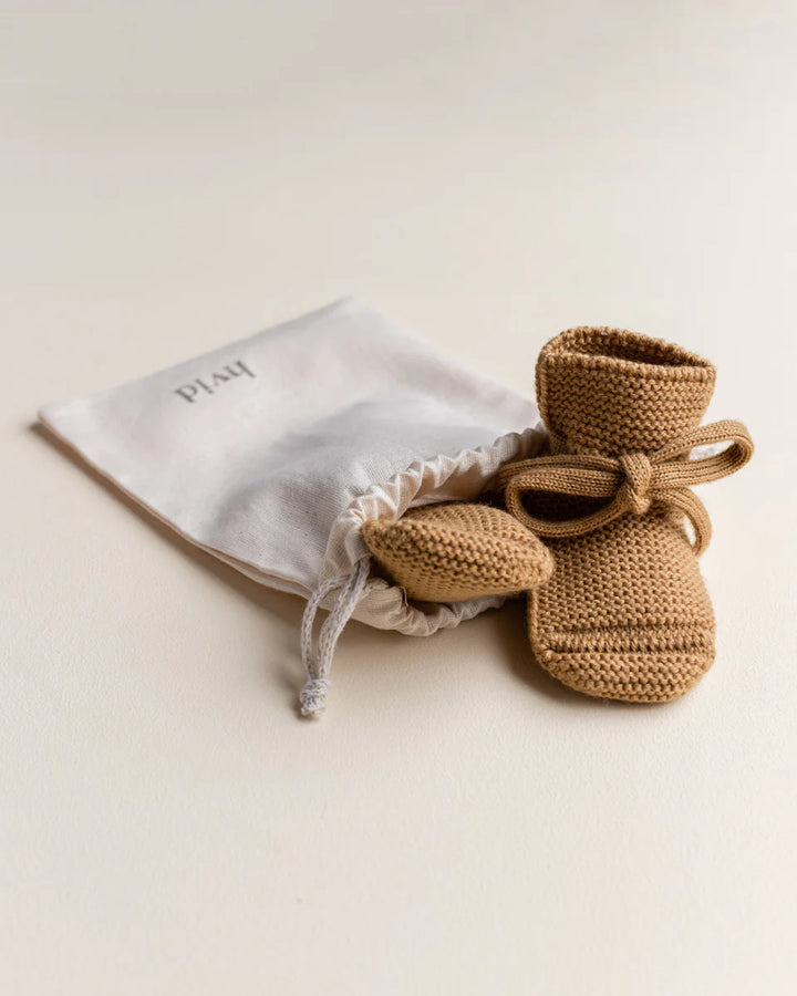 Hvid - Slofjes Ochre | 9-15m