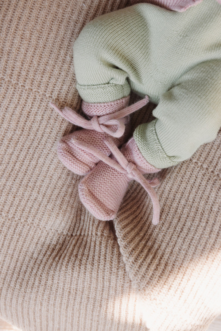 Hvid - Slofjes Powder | 0-9m