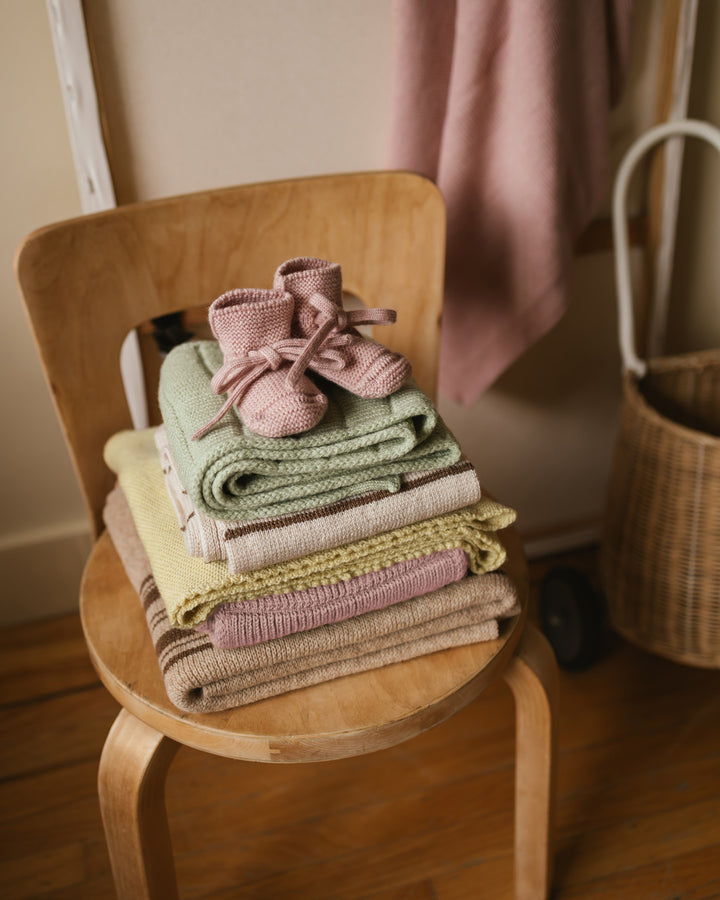 Hvid - Slofjes Powder | 0-9m